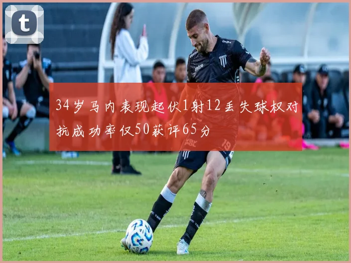 34岁马内表现起伏1射12丢失球权对抗成功率仅50获评65分